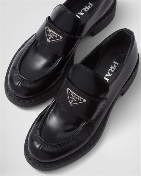 Prada leather slippers